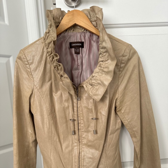 Danier Suede Bomber Jacket - Picture 1 of 8